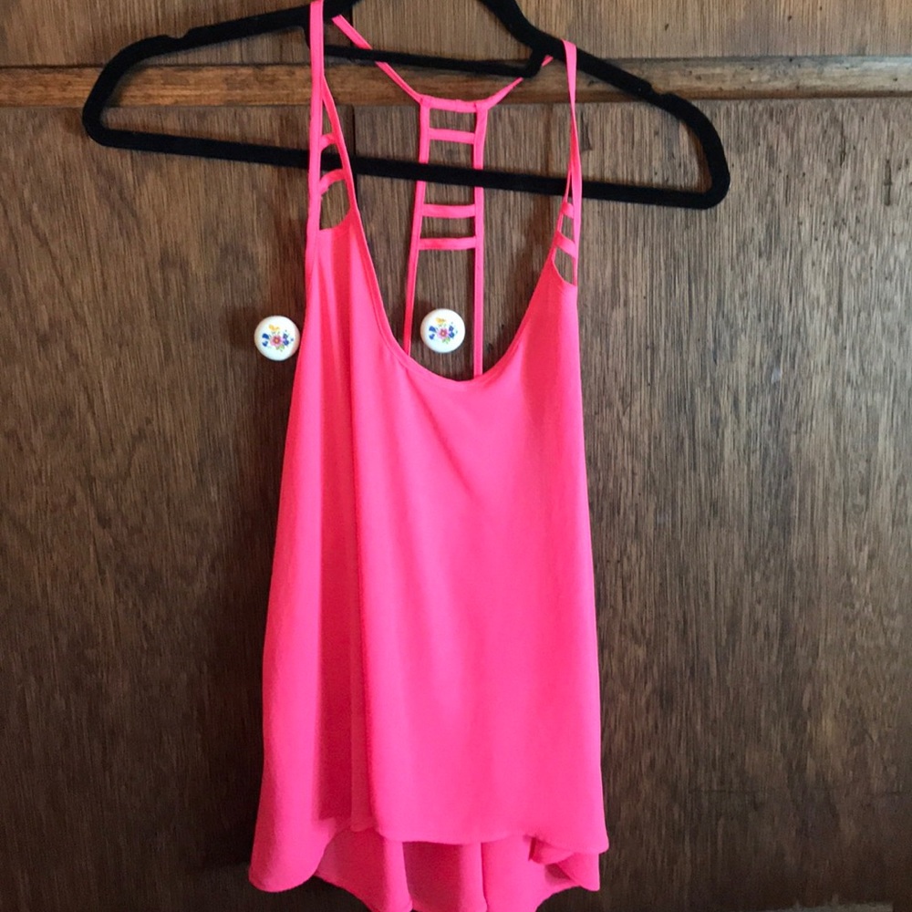 Hot pink top
